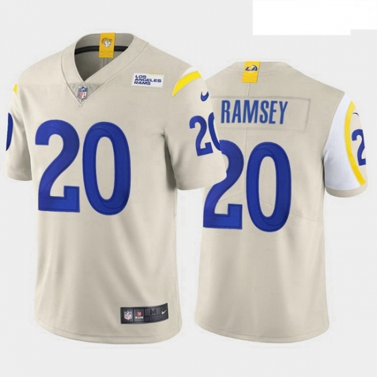 Youth Los Angeles Rams Jalen Ramsey 2020 Vapor Limited Jersey White Youth Los Angeles Rams Jalen Ramsey 2020 Vapor Limited Jersey White