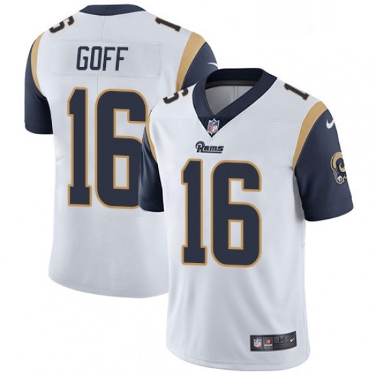 Youth Nike Los Angeles Rams 16 Jared Goff White Vapor Untouchable Limited Player NFL Jersey Youth Nike Los Angeles Rams 16 Jared Goff White Vapor Untouchable Limited Player NFL Jersey