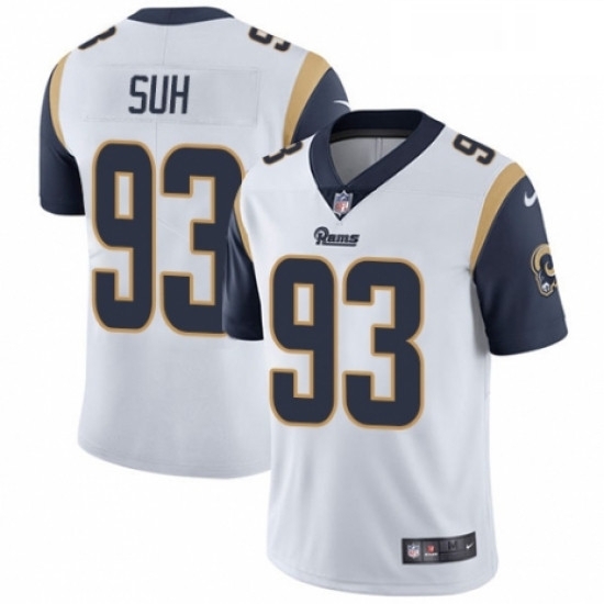 Youth Nike Los Angeles Rams 93 Ndamukong Suh White Vapor Untouchable Limited Player NFL Jersey Youth Nike Los Angeles Rams 93 Ndamukong Suh White Vapor Untouchable Limited Player NFL Jersey