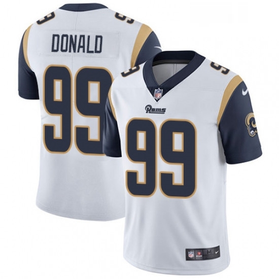 Youth Nike Los Angeles Rams 99 Aaron Donald White Vapor Untouchable Limited Player NFL Jersey Youth Nike Los Angeles Rams 99 Aaron Donald White Vapor Untouchable Limited Player NFL Jersey