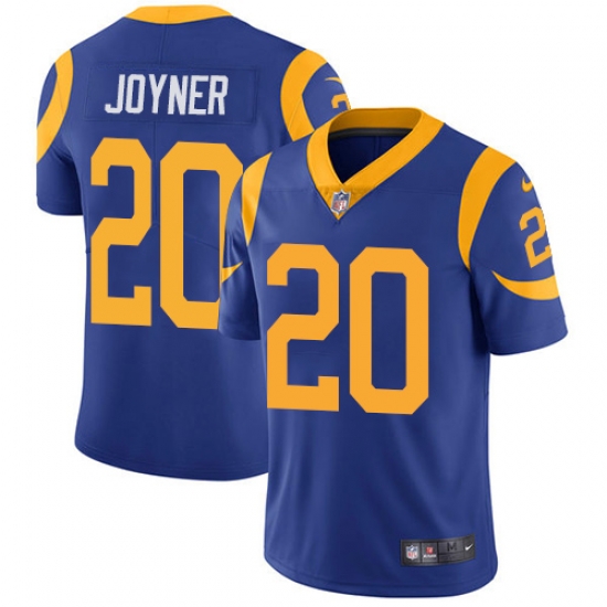 Youth Nike Rams #20 Lamarcus Joyner Royal Blue Alternate Stitched NFL Vapor Untouchable Limited Jersey Youth Nike Rams #20 Lamarcus Joyner Royal Blue Alternate Stitched NFL Vapor Untouchable Limited Jersey