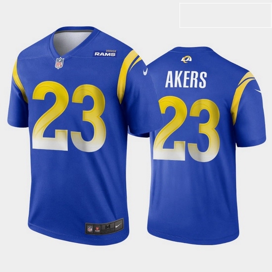 Youth Nike Rams 23 Cam Akers Roayl Blue Vapor Limtited Jersey Youth Nike Rams 23 Cam Akers Roayl Blue Vapor Limtited Jersey
