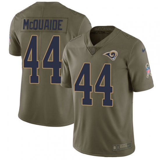Youth Nike Rams #44 Jacob McQuaide Olive Stitched NFL Limited 2017 Salute to Service Jersey Youth Nike Rams #44 Jacob McQuaide Olive Stitched NFL Limited 2017 Salute to Service Jersey