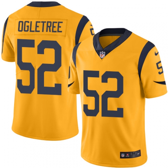 Youth Nike Rams #52 Alec Ogletree Gold Stitched NFL Limited Rush Jersey Youth Nike Rams #52 Alec Ogletree Gold Stitched NFL Limited Rush Jersey