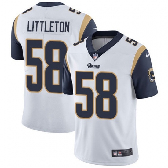 Youth Nike Rams 58 Cory Littleton White Stitched NFL Vapor Untouchable Limited Jersey Youth Nike Rams 58 Cory Littleton White Stitched NFL Vapor Untouchable Limited Jersey