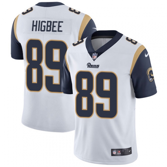 Youth Nike Rams #89 Tyler Higbee White Stitched NFL Vapor Untouchable Limited Jersey Youth Nike Rams #89 Tyler Higbee White Stitched NFL Vapor Untouchable Limited Jersey