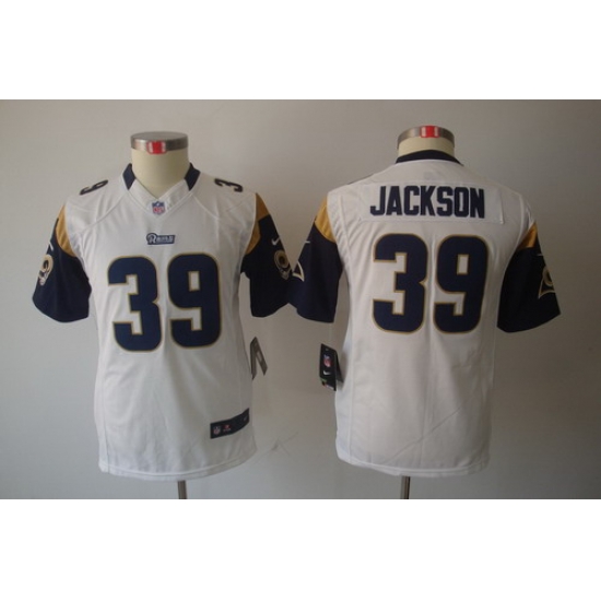 Youth Nike St. Louis Rams #39 Steven Jackson White Limited Jerseys Youth Nike St. Louis Rams #39 Steven Jackson White Limited Jerseys