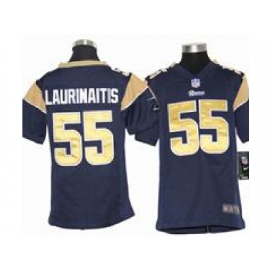 Youth Nike Youth St. Louis Rams #55 James Laurinaitis Blue jerseys Youth Nike Youth St. Louis Rams #55 James Laurinaitis Blue jerseys