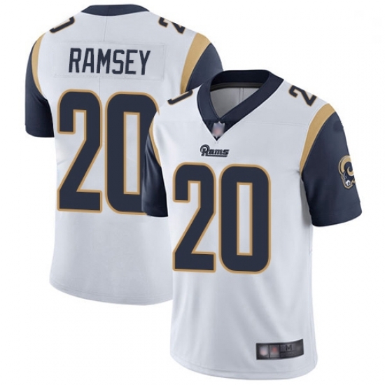 Youth Rams 20 Jalen Ramsey White Stitched Football Vapor Untouchable Limited Jersey Youth Rams 20 Jalen Ramsey White Stitched Football Vapor Untouchable Limited Jersey