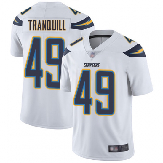 Chargers 49 Drue Tranquill White Men Stitched Football Vapor Untouchable Limited Jersey Chargers 49 Drue Tranquill White Men Stitched Football Vapor Untouchable Limited Jersey
