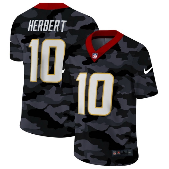 Los Angeles Chargers 10 Justin Herbert Men Nike 2020 Black CAMO Vapor Untouchable Limited Stitched NFL Jersey Los Angeles Chargers 10 Justin Herbert Men Nike 2020 Black CAMO Vapor Untouchable Limited Stitched NFL Jersey