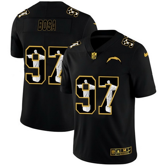 Los Angeles Chargers 97 Joey Bosa Men Nike Carbon Black Vapor Cristo Redentor Limited NFL Jersey Los Angeles Chargers 97 Joey Bosa Men Nike Carbon Black Vapor Cristo Redentor Limited NFL Jersey