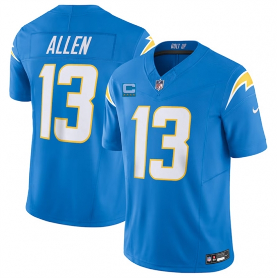 Men Los Angeles Chargers 13 Keenan Allen Light Blue 2023 F U S E With 4 Star C Patch Vapor Untouchable Limited Stitched Jersey Men Los Angeles Chargers 13 Keenan Allen Light Blue 2023 F U S E With 4 Star C Patch Vapor Untouchable Limited Stitched Jersey