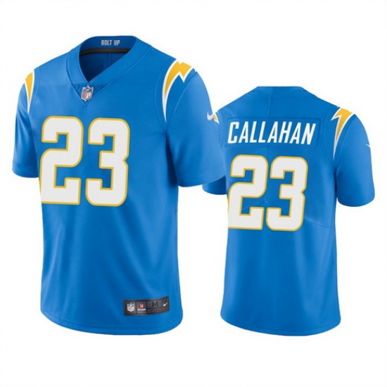 Men Los Angeles Chargers 23 Bryce Callahan Blue Vapor Untouchable Limited Stitched Jersey Men Los Angeles Chargers 23 Bryce Callahan Blue Vapor Untouchable Limited Stitched Jersey