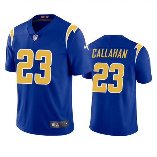 Men Los Angeles Chargers 23 Bryce Callahan Royal Vapor Untouchable Limited Stitched Jersey Men Los Angeles Chargers 23 Bryce Callahan Royal Vapor Untouchable Limited Stitched Jersey