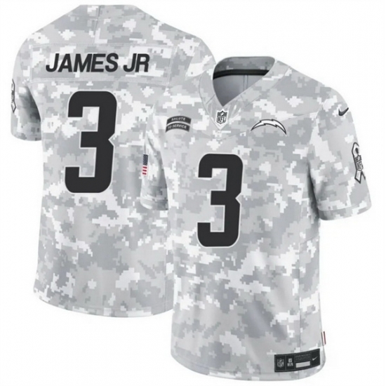 Men Los Angeles Chargers 3 Derwin James Jr 2024 F U S E Arctic Camo Salute To Service Limited Stitched Football Jersey Men Los Angeles Chargers 3 Derwin James Jr 2024 F U S E Arctic Camo Salute To Service Limited Stitched Football Jersey