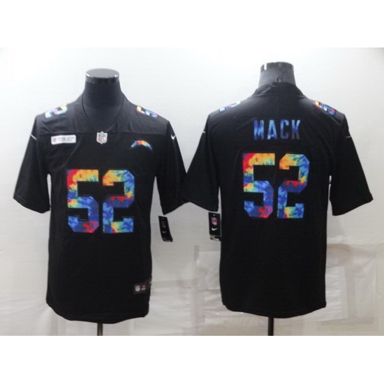 Men Los Angeles Chargers 52 Khalil Mack Black Crucial Catch Limited Stitched jersey Men Los Angeles Chargers 52 Khalil Mack Black Crucial Catch Limited Stitched jersey
