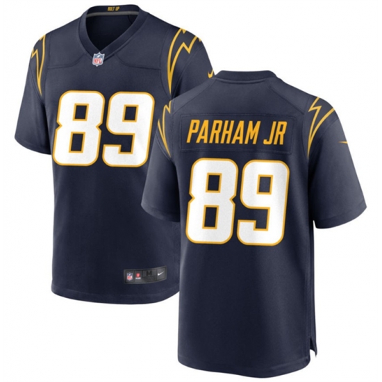 Men Los Angeles Chargers 89 Donald Parham Jr Navy Stitched Game Jersey Men Los Angeles Chargers 89 Donald Parham Jr Navy Stitched Game Jersey