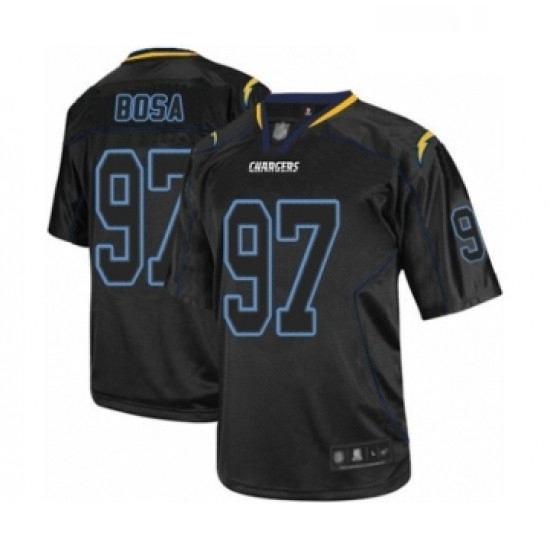 Men Los Angeles Chargers 97 Joey Bosa Elite Lights Out Black Football Jersey Men Los Angeles Chargers 97 Joey Bosa Elite Lights Out Black Football Jersey