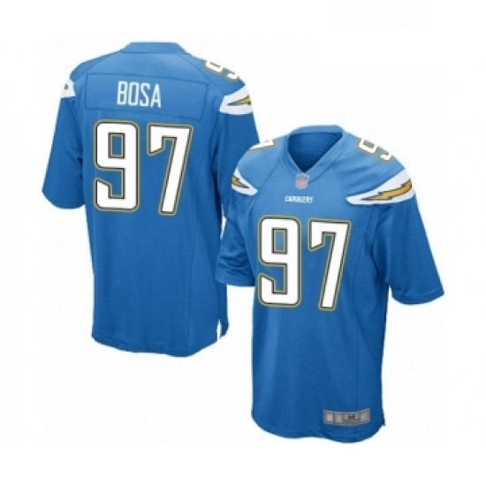 Men Los Angeles Chargers 97 Joey Bosa Game Electric Blue Alternate Football Jersey Men Los Angeles Chargers 97 Joey Bosa Game Electric Blue Alternate Football Jersey
