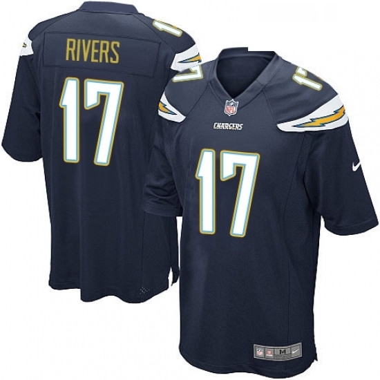 Men Nike Los Angeles Chargers 17 Philip Rivers Game Navy Blue Team Color NFL Jersey Men Nike Los Angeles Chargers 17 Philip Rivers Game Navy Blue Team Color NFL Jersey