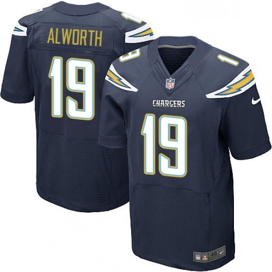 Men Nike Los Angeles Chargers 19 Lance Alworth Elite Navy Blue Team Color NFL Jersey Men Nike Los Angeles Chargers 19 Lance Alworth Elite Navy Blue Team Color NFL Jersey