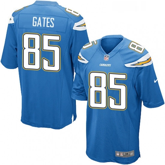 Men Nike Los Angeles Chargers 85 Antonio Gates Game Electric Blue Alternate NFL Jersey Men Nike Los Angeles Chargers 85 Antonio Gates Game Electric Blue Alternate NFL Jersey