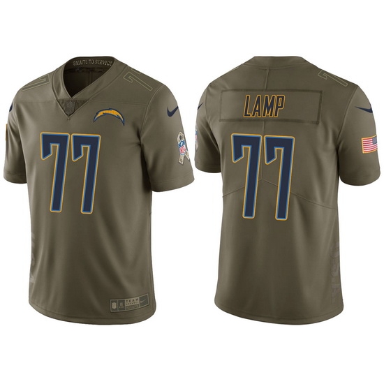 Mens Chargers forrest lamp olive 2017 salute to service jersey Mens Chargers forrest lamp olive 2017 salute to service jersey