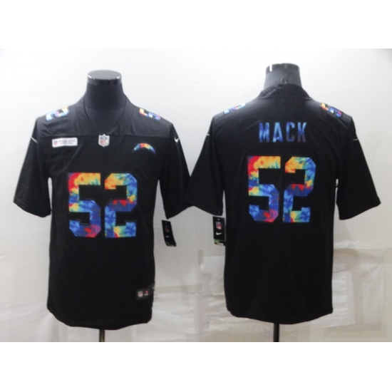Men's Los Angeles Chargers #52 Khalil Mack Black Crucial Catch Limited Stitched Jersey Men's Los Angeles Chargers #52 Khalil Mack Black Crucial Catch Limited Stitched Jersey