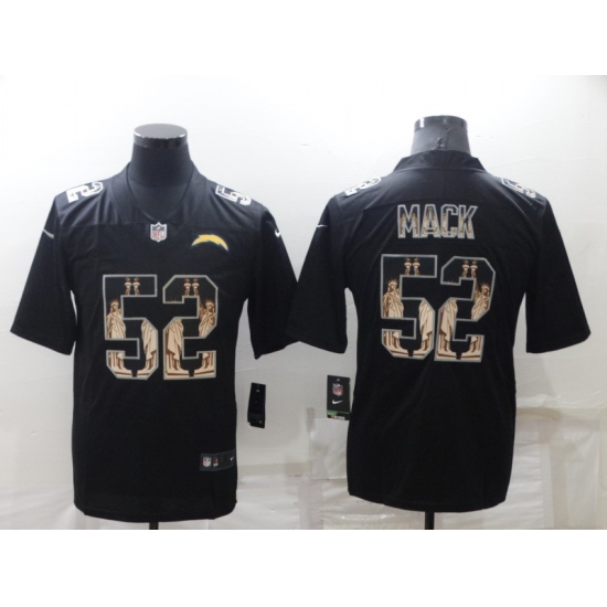 Men's Los Angeles Chargers #52 Khalil Mack Black Statue Of Liberty Limited Stitched Jersey Men's Los Angeles Chargers #52 Khalil Mack Black Statue Of Liberty Limited Stitched Jersey
