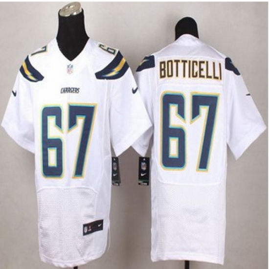 NEW San Diego Chargers #67 Cameron Botticelli White Men Stitched NFL New Elite Jersey NEW San Diego Chargers #67 Cameron Botticelli White Men Stitched NFL New Elite Jersey