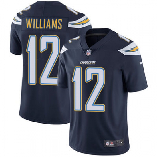 Nike Chargers #12 Mike Williams Navy Blue Team Color Mens Stitched NFL Vapor Untouchable Limited Jersey Nike Chargers #12 Mike Williams Navy Blue Team Color Mens Stitched NFL Vapor Untouchable Limited Jersey