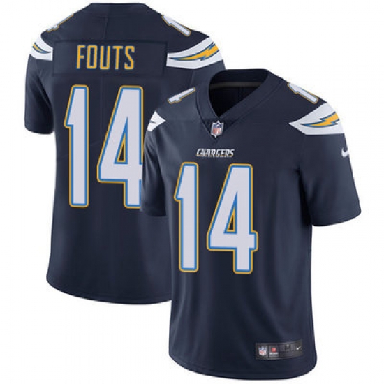 Nike Chargers #14 Dan Fouts Navy Blue Team Color Mens Stitched NFL Vapor Untouchable Limited Jersey Nike Chargers #14 Dan Fouts Navy Blue Team Color Mens Stitched NFL Vapor Untouchable Limited Jersey