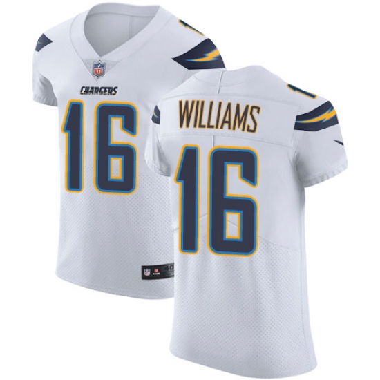 Nike Chargers #16 Tyrell Williams White Mens Stitched NFL Vapor Untouchable Elite Jersey Nike Chargers #16 Tyrell Williams White Mens Stitched NFL Vapor Untouchable Elite Jersey