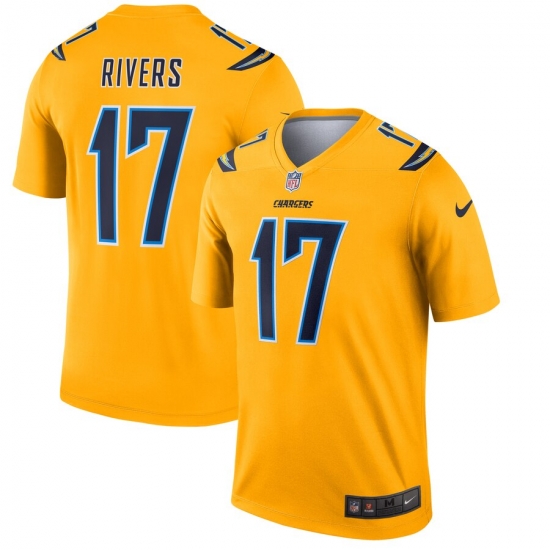 Nike Chargers 17 Philip Rivers Gold Inverted Legend Jersey Nike Chargers 17 Philip Rivers Gold Inverted Legend Jersey