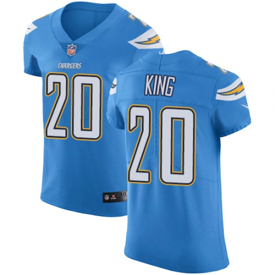 Nike Chargers #20 Desmond King Electric Blue Alternate Mens Stitched NFL Vapor Untouchable Elite Jersey Nike Chargers #20 Desmond King Electric Blue Alternate Mens Stitched NFL Vapor Untouchable Elite Jersey