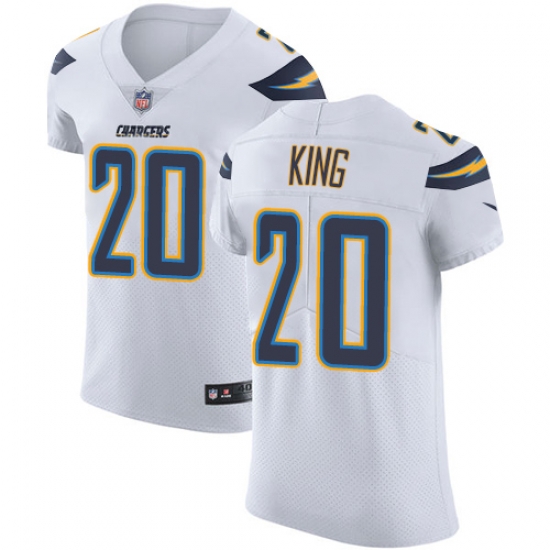 Nike Chargers #20 Desmond King White Mens Stitched NFL Vapor Untouchable Elite Jersey Nike Chargers #20 Desmond King White Mens Stitched NFL Vapor Untouchable Elite Jersey