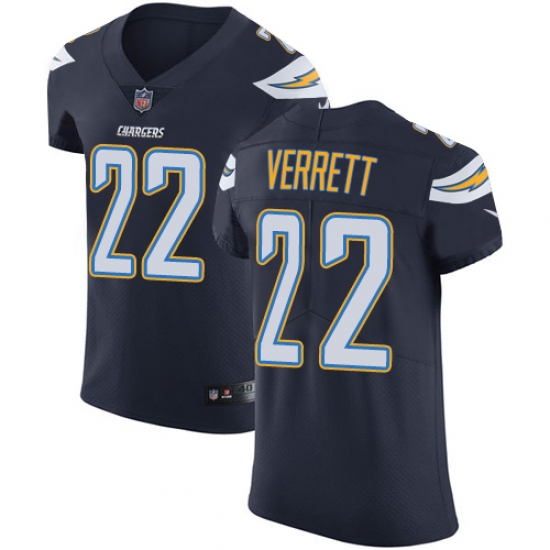 Nike Chargers #22 Jason Verrett Navy Blue Team Color Mens Stitched NFL Vapor Untouchable Elite Jersey Nike Chargers #22 Jason Verrett Navy Blue Team Color Mens Stitched NFL Vapor Untouchable Elite Jersey
