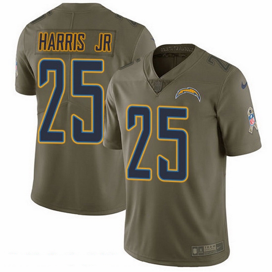 Nike Chargers 25 Chris Harris Jr Olive Men Stitched NFL Limited 2017 Salute To Service Jersey Nike Chargers 25 Chris Harris Jr Olive Men Stitched NFL Limited 2017 Salute To Service Jersey