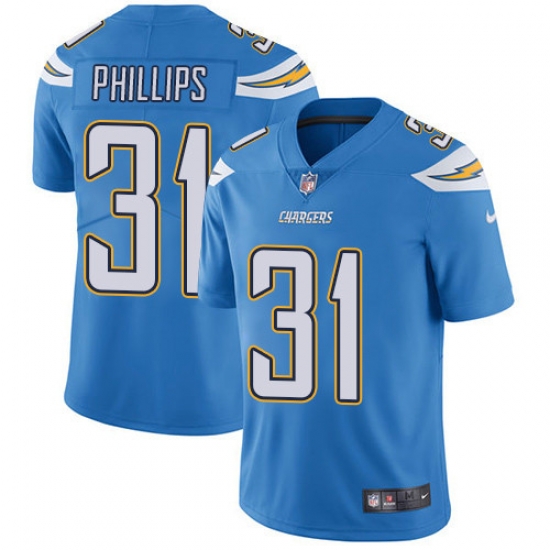 Nike Chargers 31 Adrian Phillips Electric Blue Alternate Mens Stitched NFL Vapor Untouchable Limited Jersey Nike Chargers 31 Adrian Phillips Electric Blue Alternate Mens Stitched NFL Vapor Untouchable Limited Jersey