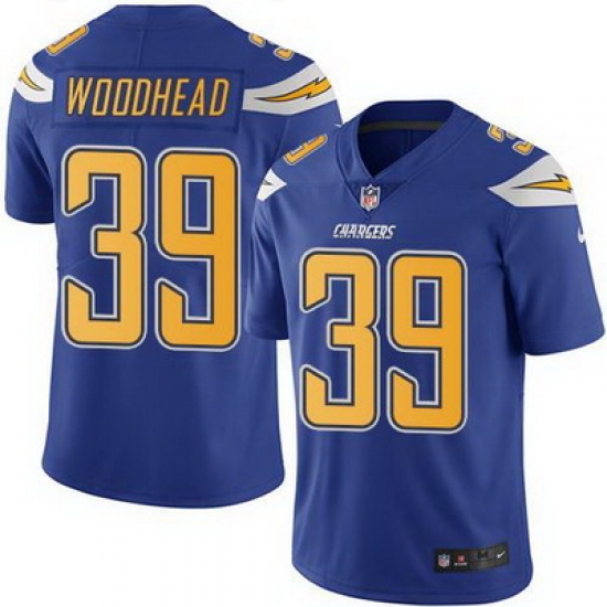 Nike Chargers #39 Danny Woodhead Electric Blue Mens Stitched NFL Limited Rush Jersey Nike Chargers #39 Danny Woodhead Electric Blue Mens Stitched NFL Limited Rush Jersey