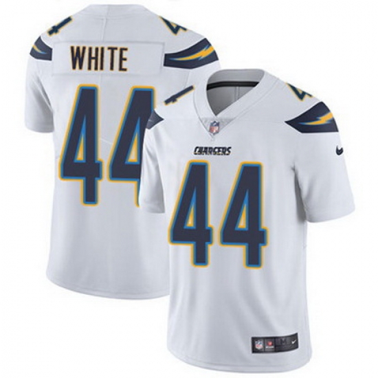 Nike Chargers #44 Kyzir White White Mens Stitched NFL Vapor Untouchable Limited Jersey Nike Chargers #44 Kyzir White White Mens Stitched NFL Vapor Untouchable Limited Jersey