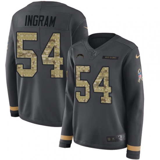 Nike Chargers #54 Melvin Ingram Anthracite Salute to Service Nike Chargers #54 Melvin Ingram Anthracite Salute to Service