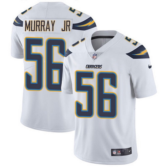 Nike Chargers 56 Kenneth Murray Jr White Men Stitched NFL Vapor Untouchable Limited Jersey Nike Chargers 56 Kenneth Murray Jr White Men Stitched NFL Vapor Untouchable Limited Jersey