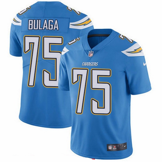 Nike Chargers 75 Bryan Bulaga Electric Blue Alternate Men Stitched NFL Vapor Untouchable Limited Jersey Nike Chargers 75 Bryan Bulaga Electric Blue Alternate Men Stitched NFL Vapor Untouchable Limited Jersey