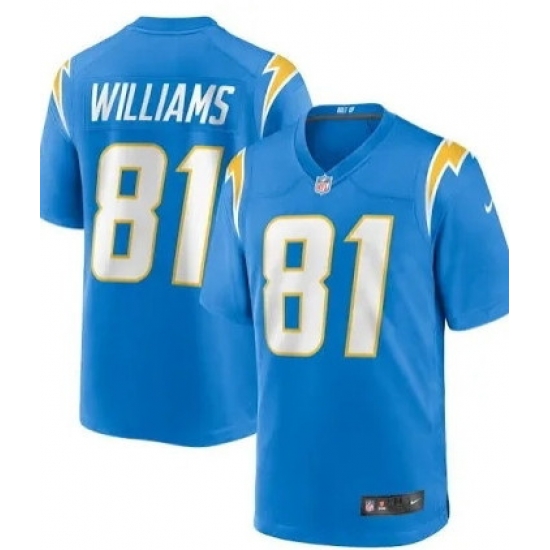 Nike Chargers 81 Mike Williams Blue Vapor Untouchable Limited Jersey Nike Chargers 81 Mike Williams Blue Vapor Untouchable Limited Jersey