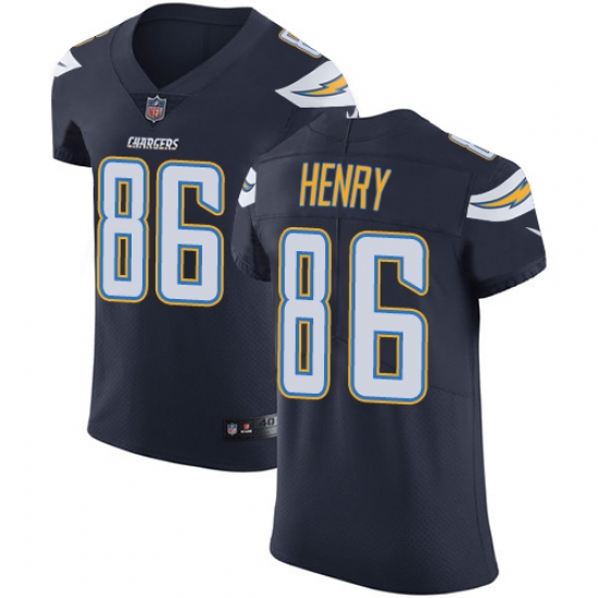 Nike Chargers #86 Hunter Henry Navy Blue Team Color Mens Stitched NFL Vapor Untouchable Elite Jersey Nike Chargers #86 Hunter Henry Navy Blue Team Color Mens Stitched NFL Vapor Untouchable Elite Jersey