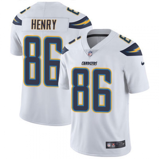 Nike Chargers #86 Hunter Henry White Mens Stitched NFL Vapor Untouchable Limited Jersey Nike Chargers #86 Hunter Henry White Mens Stitched NFL Vapor Untouchable Limited Jersey