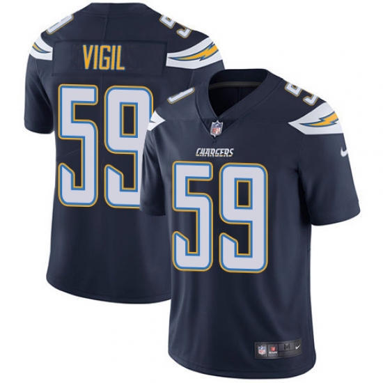Nike Los Angeles Chargers 59 Nick Vigil Navy Blue Team Color Men Stitched NFL Vapor Untouchable Limited Jersey Nike Los Angeles Chargers 59 Nick Vigil Navy Blue Team Color Men Stitched NFL Vapor Untouchable Limited Jersey