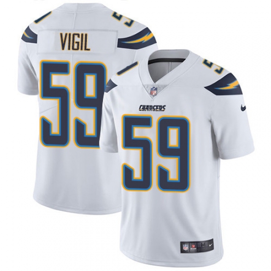 Nike Los Angeles Chargers 59 Nick Vigil White Men Stitched NFL Vapor Untouchable Limited Jersey Nike Los Angeles Chargers 59 Nick Vigil White Men Stitched NFL Vapor Untouchable Limited Jersey